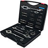 A05646: Assortimento di maschi a mano e filiere in acciaio HSS filettatura GAS; FORMAT