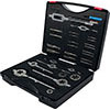 A05650: Assortimento di maschi a mano e filiere in acciaio HSS filettatura UNF; FORMAT