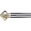 A20391: Svasatori codolo cilindrico a 3 taglienti a passo differenziato a 90° in acciaio HSS-E con rivestimento DUO+; FORMAT