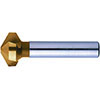 A20466: Svasatori codolo cilindrico a 3 taglienti 120° in acciaio HSS rivestiti TiN; FORMAT