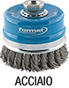 L66040: Spazzole a tazza con attacco filettato per smerigliatrici angolari; FORMAT