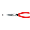 N35218: Pinze a becchi mezzitondi con taglienti; KNIPEX