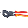 N35413: Tagliacavi a cremagliera per cavi di rame e alluminio VDE; KNIPEX