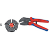 N35511: Pinze crimpatrici MultiCrimp® a matrici intercambiabili; KNIPEX