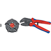 N35511: Pinze crimpatrici MultiCrimp® a matrici intercambiabili; KNIPEX