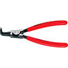 N35632: Pinze a becchi piegati per anelli elastici di sicurezza per esterni; KNIPEX
