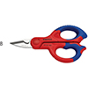 N40905: Forbici per elettricisti con lame microdentate; KNIPEX