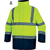 S07220: Parka impermeabili alta visibilità; DELTAPLUS