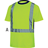 S07225: T-shirt a maniche corte alta visibilità; DELTAPLUS