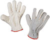 S10255: Guanti palmo fiore dorso in crosta; NO LABEL