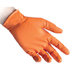 S10652: Guanti monouso in nitrile arancio per usi pesanti FULL GRIP; REFLEXX