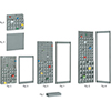 V35013: Pannelli configurati e vuoti per cassettiere Practibox; IMILANI