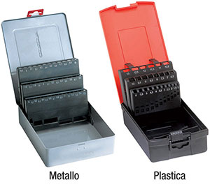 A01190: Cassette vuote per punte a codolo cilindrico; FORMAT