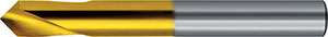 A01864: Punte a centrare codolo cilindrico in acciaio HSS a 90° per C.N. rivestite TiN; TKN