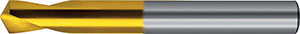 A01876: Punte a centrare codolo cilindrico in acciaio HSS a 120° per C.N. rivestite TiN; TKN