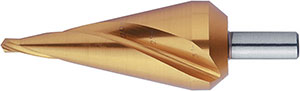 A01894: Punte per forare e allargare in acciaio HSS rivestite TiN; FORMAT