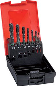 A05791: Serie di maschi a macchina in acciaio HSS-E; FORMAT