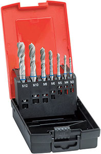 A05793: Serie di maschi a macchina in acciaio HSS-E; FORMAT