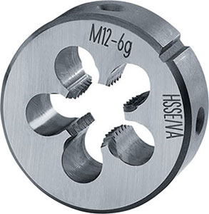 A10804: Filiere in acciaio HSS-E passo grosso DIN 13; FORMAT