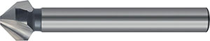 A20010: Svasatori codolo cilindrico a 3 taglienti 90° in acciaio HSS; TKN