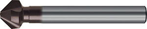 A20020: Svasatori codolo cilindrico a 3 taglienti 90° in acciaio HSS rivestiti TiALN; TKN