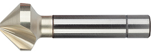 A20390: Svasatori codolo cilindrico a 3 taglienti a passo differenziato a 90° in acciaio HSS-E con rivestimento DUO+; FORMAT