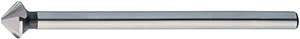 A20446: Svasatori codolo cilindrico a 3 taglienti 90° in acciaio HSS serie extralunga; FORMAT