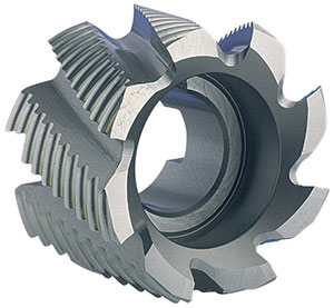 A25022: Frese cilindriche frontali in acciaio HSS Co8 DIN 1880 per sgrossatura; FORMAT