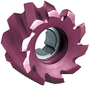 A25031: Frese cilindriche frontali in acciaio HSS Co5 rivestite TiAlN DIN1880 per sgrossatura fine; FORMAT