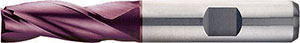 A25155: Frese codolo cilindrico a 3 taglienti in acciaio HSS-E PM rivestite TiAlN; FORMAT