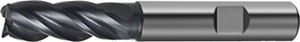 A50083: Frese codolo cilindrico a 4 taglienti in metallo duro rivestite ENERGY DIN 6527 "DUE HELIX ANGLE"; TKN
