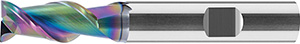A50355: Frese codolo cilindrico a 2 taglienti in metallo duro rivestite ta-C DIN 6527; FORMAT