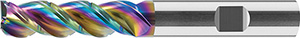 A50367: Frese codolo cilindrico a 3 taglienti in metallo duro rivestite ta-C per fresatura in trocoidale; FORMAT