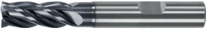 A50912: Frese codolo cilindrico a 4 taglienti in metallo duro rivestite "Haimer Panther Mill"; HAIMER