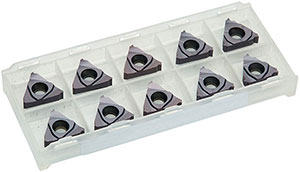 A57969: Set di inserti in metallo duro per filettatura esterna metrica; FORMAT