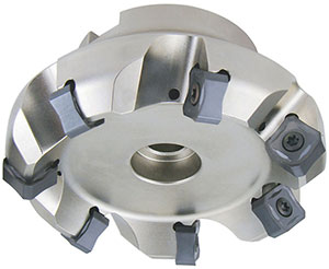 A58013: Frese ad inserti per spianatura a 45° con attacco a manicotto; TKN