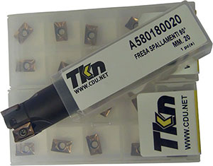 A58018: Assortimenti di frese ad inserti per spallamenti a 90°; TKN