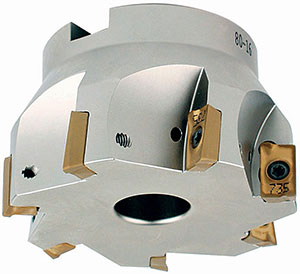 A58045: Frese ad inserti per spallamenti a 90° con attacco a manicotto; TKN