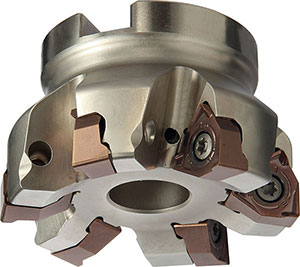 A58215: Frese ad inserti per spallamenti a 90° con attacco a manicotto; TKN