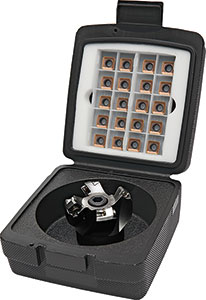 A58255: Assortimenti di frese ad inserti per spianatura a 45° con attacco a manicotto; TKN