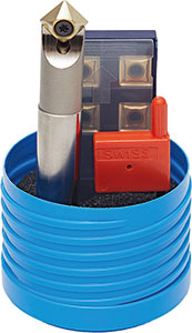 A58915: Assortimento di frese ad inserti con codolo cilindrico per centrare, smussare e per scanalature a V; TKN