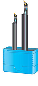 A62075: Set portainserti per tornitura interna 52° stelo in acciaio; TKN