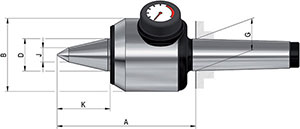 C30312: Contropunte rotanti cuspide 60° con dinamometro; ROHM