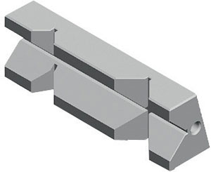 C55509: Ganasce intercambiabili prismatiche temprate; GERARDI