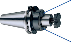 C65145: Mandrini portafresa fissi DIN ISO 7388-1 ISO 40 con adduzione del lubrorefrigerante; HAIMER
