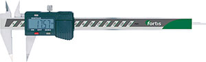 F05189: Calibro digitale a corsoio con becchi a punta; FORTIS