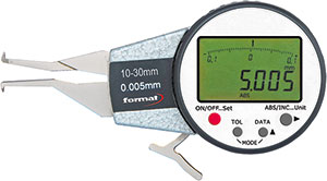 F15274: Comparatori digitali/analogici con bracci tastatori per interni; FORMAT