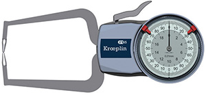 F20010: Comparatori con bracci tastatori per esterni; KROEPLIN