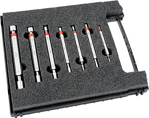 F35346: Set calibri a tampone P-NP lisci; FORMAT