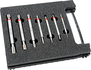 F35356: Set calibri a tampone P-NP per filettatura metrica ISO; FORMAT